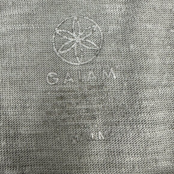 Gaiam Womens Olive Green Open Back T-Shirt Size Medium - Picture 4 of 4